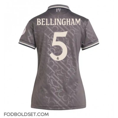 Real Madrid Jude Bellingham #5 Tredjetrøje Dame 2024-25 Kortærmet Real Madrid Jude Bellingham #5 Tredjetrøje Dame 2024-25 Kortærmet